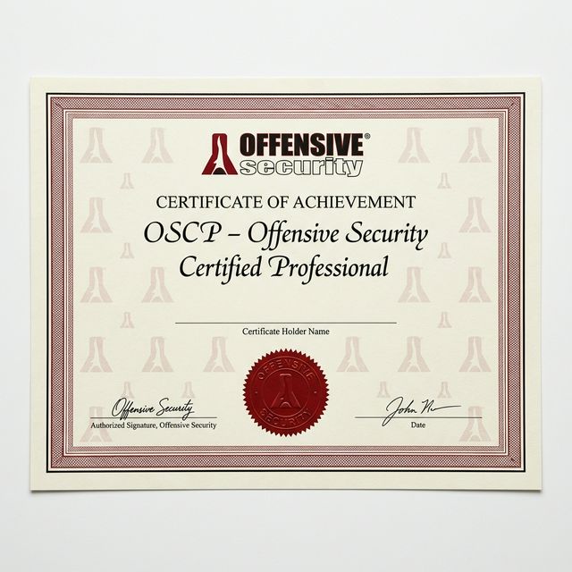 Сертификат OSCP — Offensive Security Certified Professional