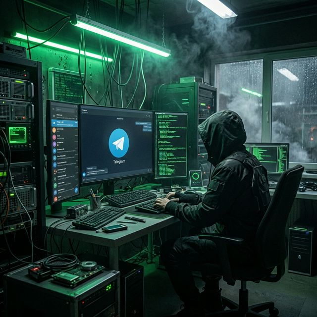 Взлом Telegram — рабочее место специалиста
